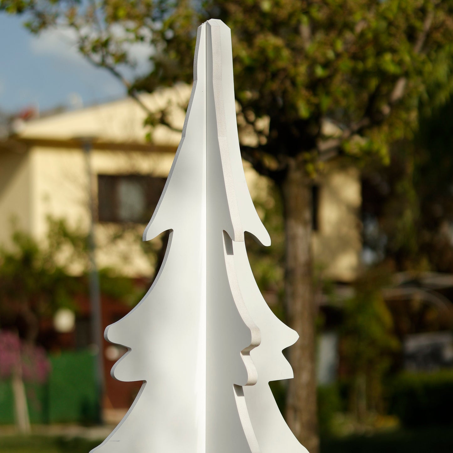 Waterproof Pinetree Yard Display, PVC Garden Decoration, 5 FT All-Weather Yard Art, Holiday Yard Display, Outdoor Lawn Decoration
