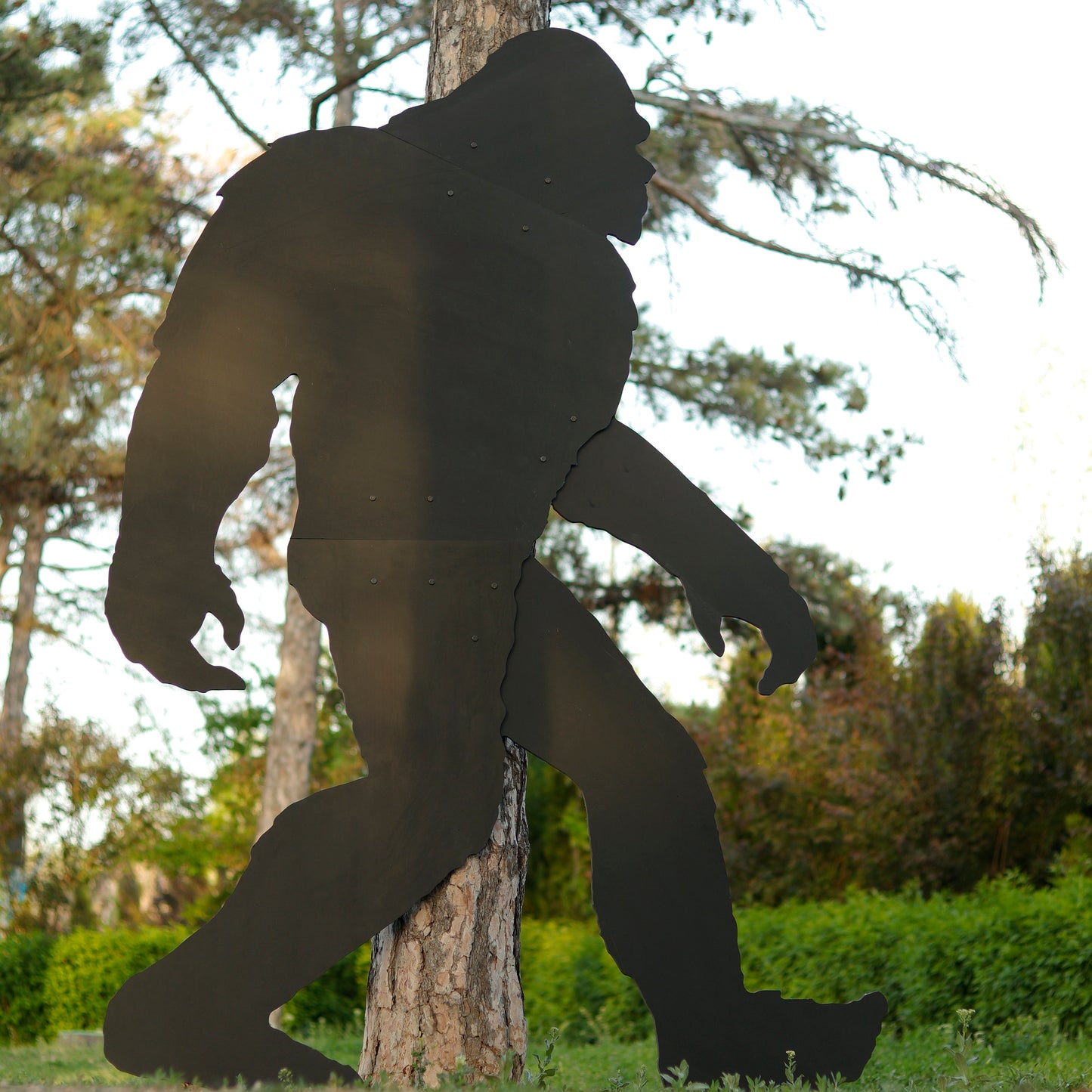 Giant 7 Ft All-Weather Bigfoot Yard Display Durable PVC Outdoor Garden Decoration, Sasquatch Yard Art, Unique Decors, Perfect Gift for Home