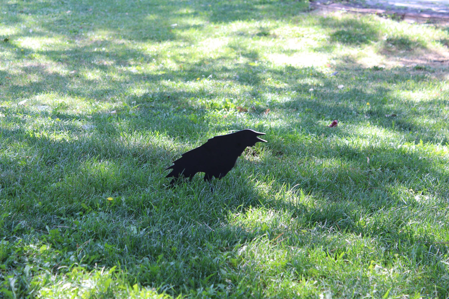 6 PCS Raven Yard Decors, PVC Crow Garden Decoration, All Weather Yard Display, Realistic Garden Art, Lawn Sculpture, Unique Outdoor Decors