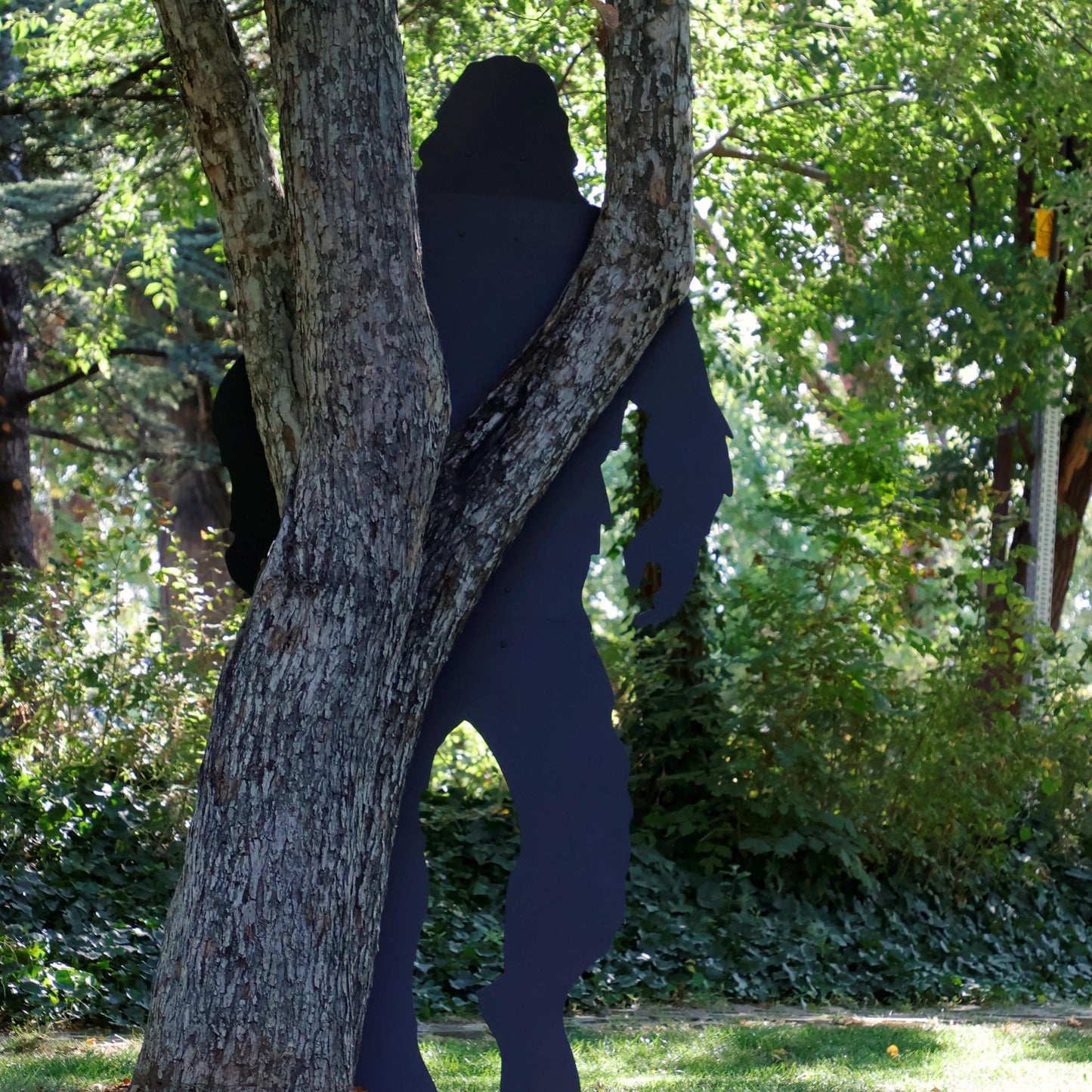 Gigantic 7ft Tall Bigfoot Silhouette Yard Display, All-Weather Outdoor Garden Decoration, Sasquatch Yard Art, Unique Christmas Gift, Yeti