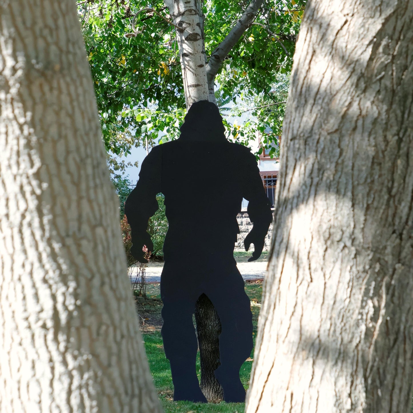 Gigantic 7ft Tall Bigfoot Silhouette Yard Display, All-Weather Outdoor Garden Decoration, Sasquatch Yard Art, Unique Christmas Gift, Yeti