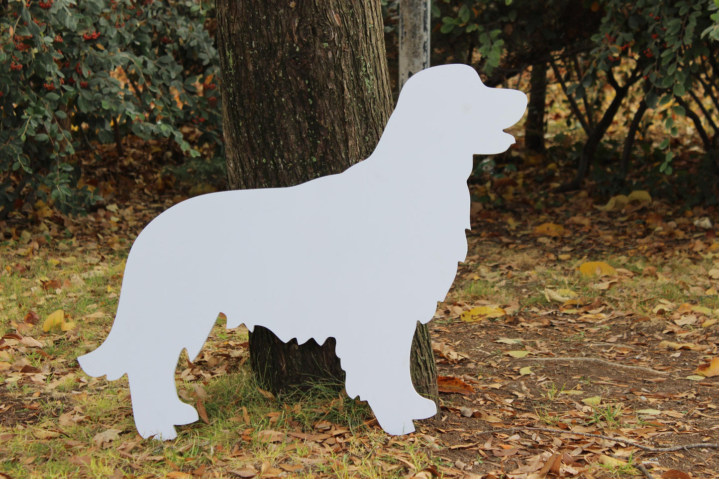 Golden Retriever Dog Yard Display, Outdoor Garden Decoration, All-Weather Yard Art, Water Proof Yard Decor, PVC Lawn Statue, Dog Lover Gift