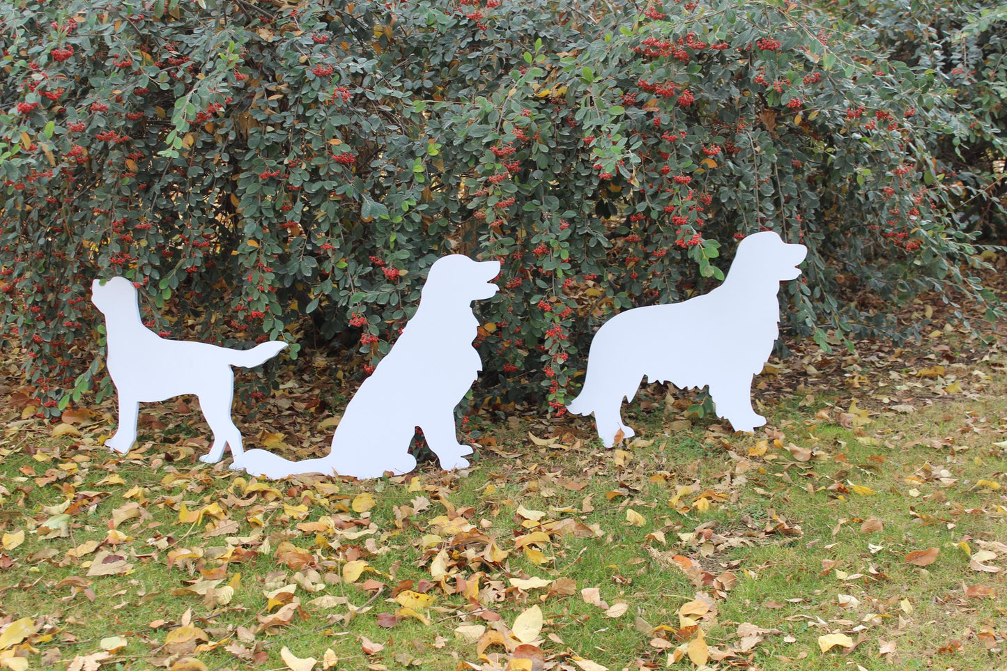 Golden Retriever Dog Yard Display, Outdoor Garden Decoration, All-Weather Yard Art, Water Proof Yard Decor, PVC Lawn Statue, Dog Lover Gift