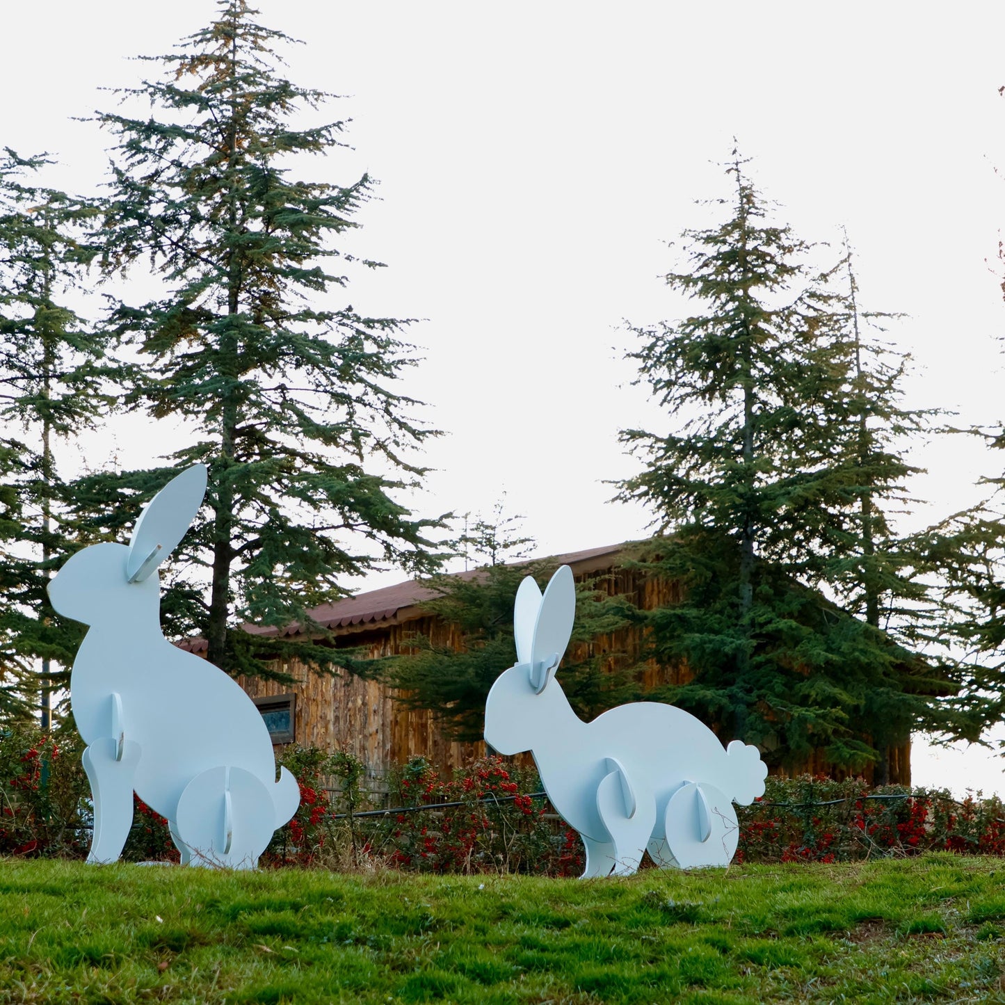 Huge 3.6 Ft Tall Rabbit Yard Display, All-Weather Easter Decoration, Bunny Garden Decoration, Easter Home Decor, Unique Gigantic Gift