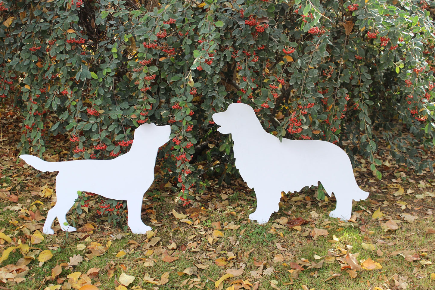 Golden Retriever Dog Yard Display, Outdoor Garden Decoration, All-Weather Yard Art, Water Proof Yard Decor, PVC Lawn Statue, Dog Lover Gift