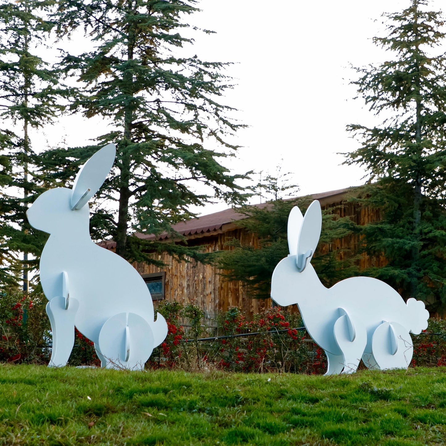 Huge 3.6 Ft Tall Rabbit Yard Display, All-Weather Easter Decoration, Bunny Garden Decoration, Easter Home Decor, Unique Gigantic Gift