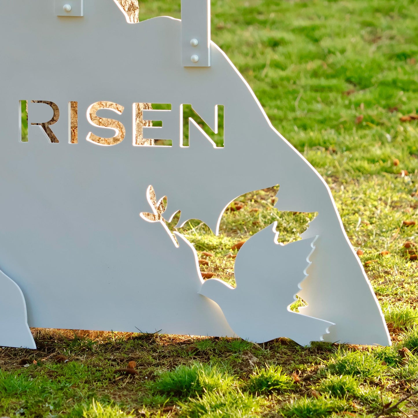 Huge Empty Tomb He is Risen Yard Display, All-Weather Religious Decor, Easter Garden Decoration, Easter Home Decor, Christian Easter Art