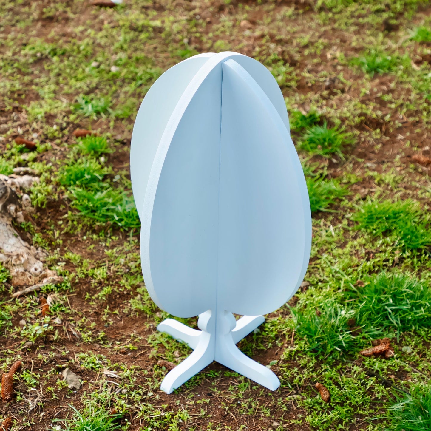 17 Inches Easter Decor Egg, Self Standing All-Weather PVC Egg Yard Display, Easter Garden Decoration, Indoor & Outdoor Easter Ornaments