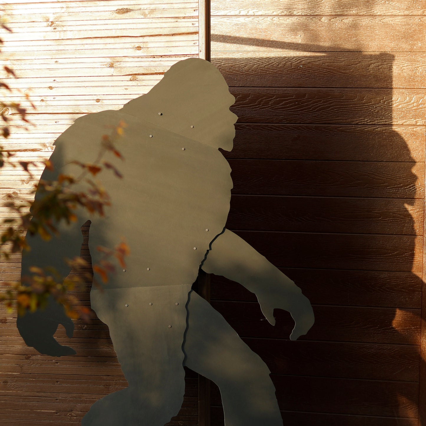 Giant Bigfoot Halloween Yard Decoration, 7 Ft Tall PVC Sasquatch for Outdoor Display, Spooky Fall Garden Decor