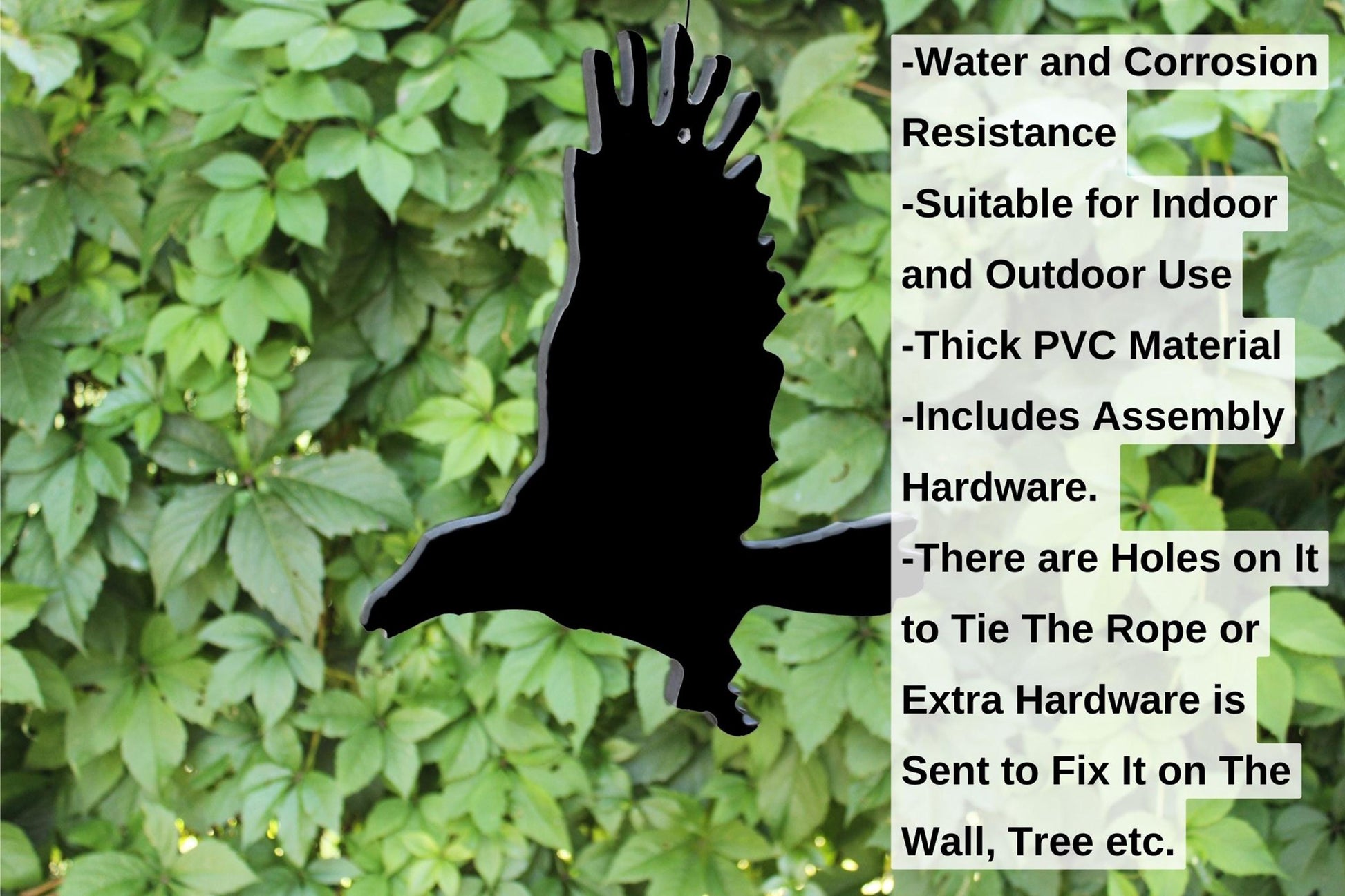 Flying Raven Yard Display Set, Halloween PVC Crow Decorations, Realistic Black Bird Garden Art, Spooky Outdoor Yard Sculptures