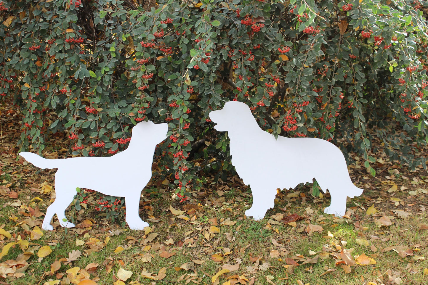 Golden Retriever Dog Yard Display, Outdoor Garden Decoration, All-Weather Yard Art, Water Proof Yard Decor, PVC  Lawn Statue, Dog Lover Gift