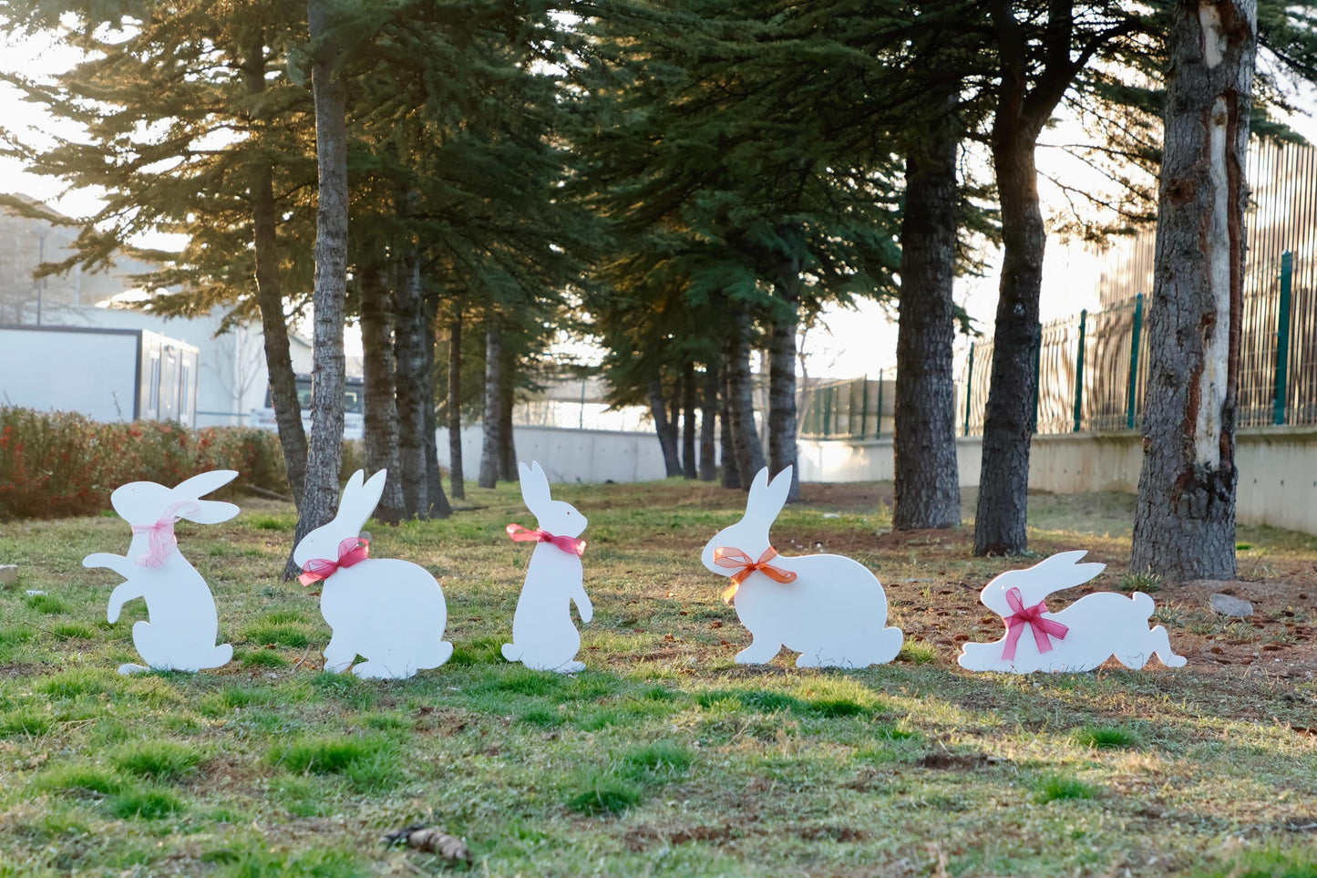 Outdoor Easter Decor, PVC Rabbit Garden Decoration, Bunny Yard Display, Easter Home Decor, Easter Gifts, Easter Yard Art, 8 Design Available