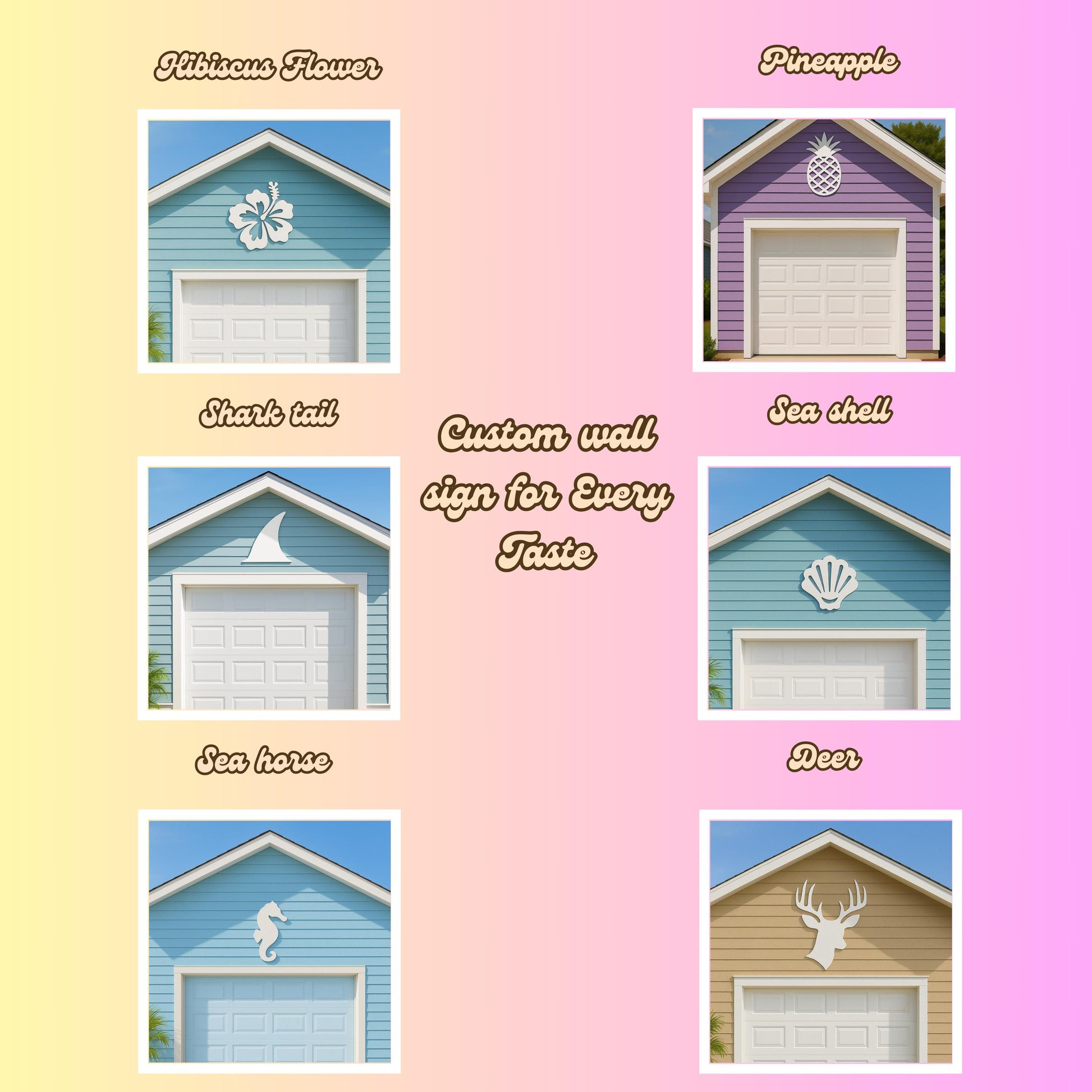 Large Crab Wall Decor, Coastal PVC Outdoor Sign, Nautical Beach Art for Gable, Siding or Porch Decoration