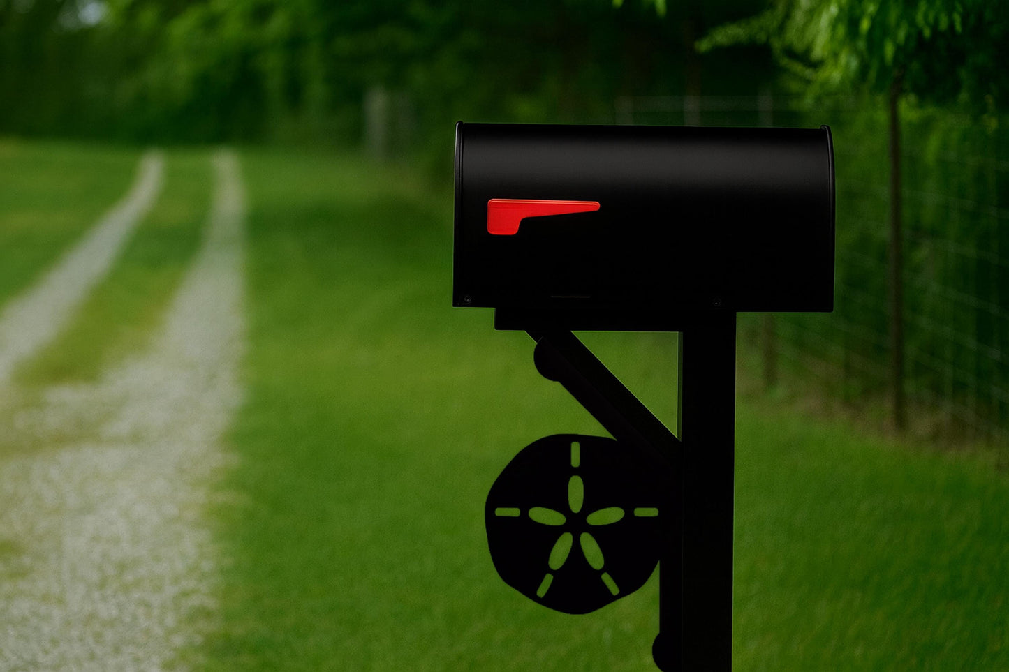 PVC Mailbox Bracket, Decorative Mailbox Mount for Yard, Weatherproof Outdoor Curb Appeal Decor