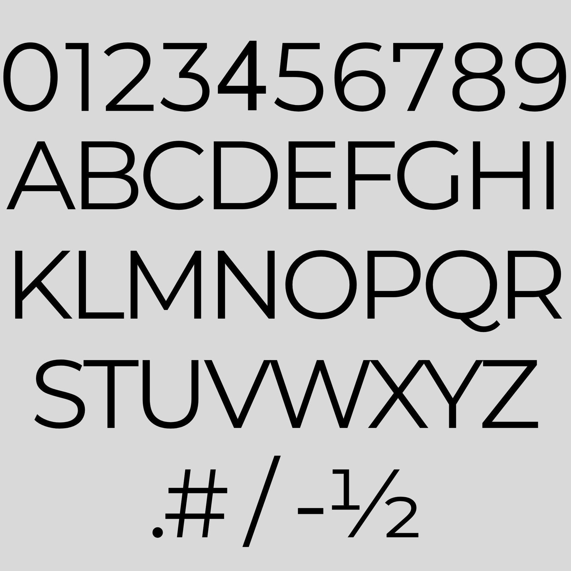 Modern House Numbers 6 Inch, Matte Black Address Sign, Contemporary Outdoor Home Decor,